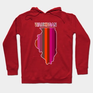 Red Waukegan Hoodie